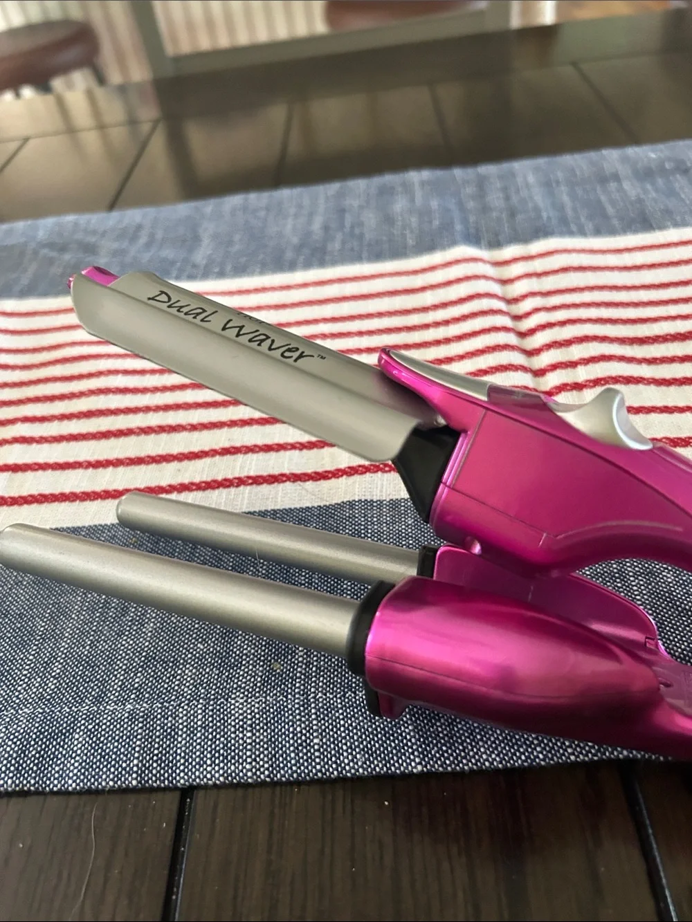 Bed Head Dual Waver in Metallic Pink and Silver